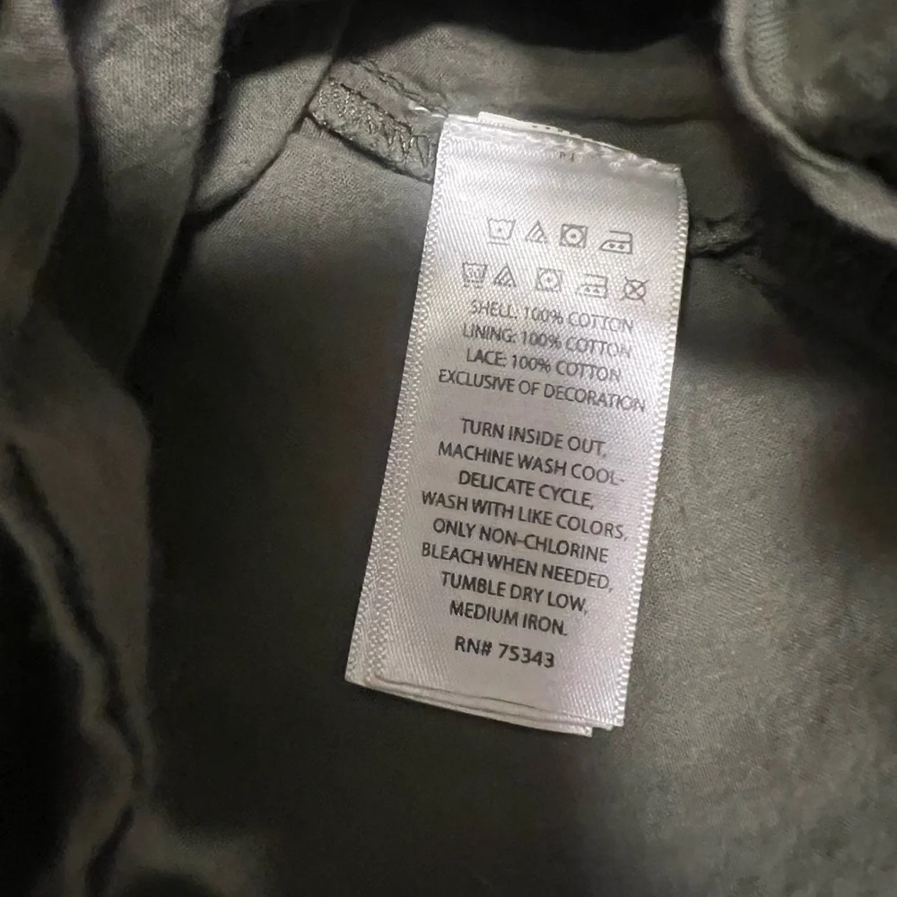 Tommy Bahama Olive Halter Top 24M - Picture 6 of 8